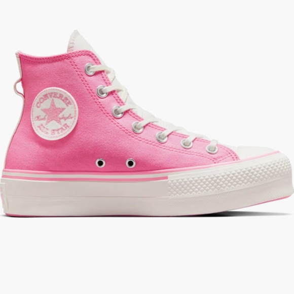 NWB- CONVERSE CTASLift High Top Platform Sneaker (WOMEN) / OOPS PINK/ SIZE 7.5 - Picture 1 of 6